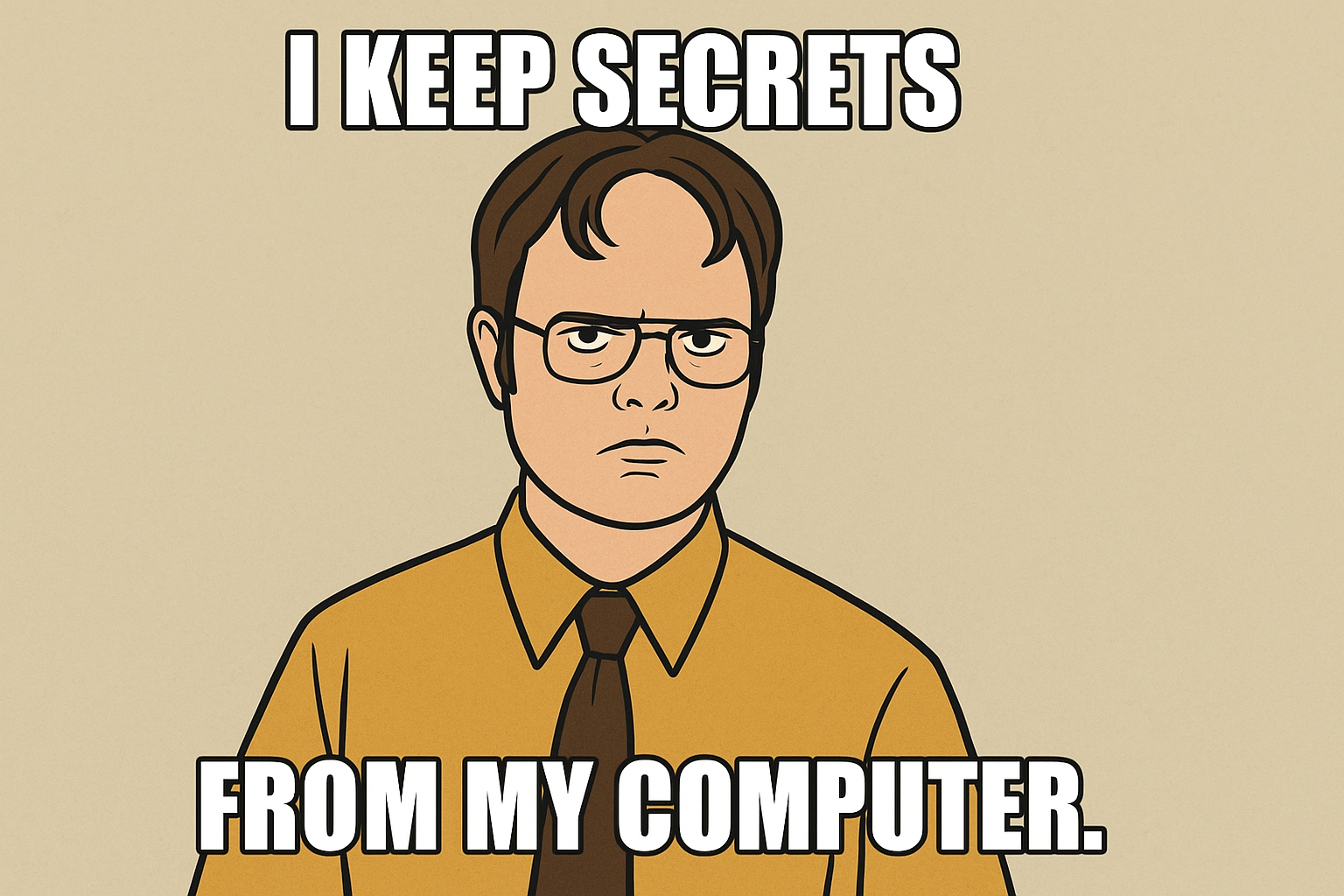There Is No AI as Long as You Have Things on Paper